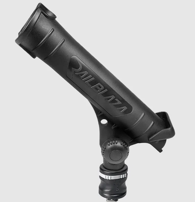 08-4118-11 – RAILBLAZA Fishing Rod Holder, Track Mount Holds Single Rod Compatible With Spinning And Bait Casting Bla...